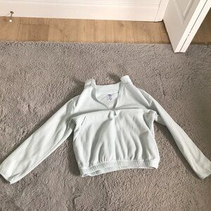 EUC Girl's Athletic Works Long Sleeve Shirt 1/4 Zip Sz XL